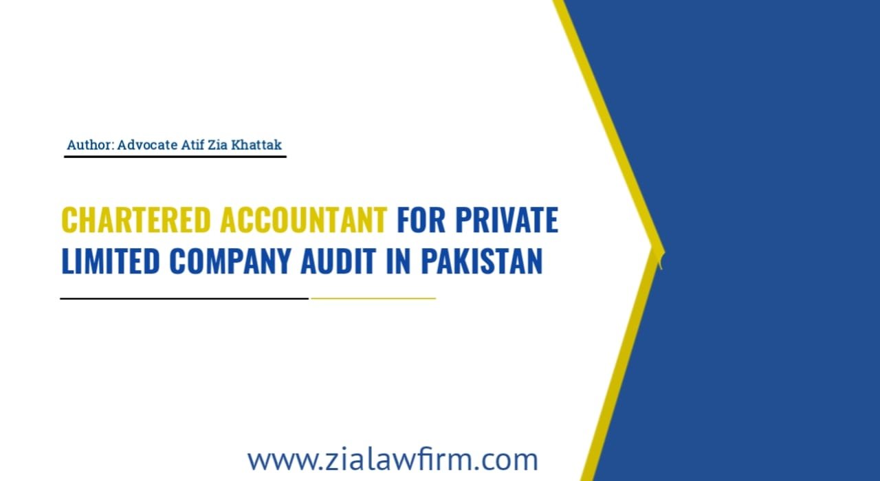Chartered Accountant for Private Limited Company Audit in Pakistan - Requirements and Process